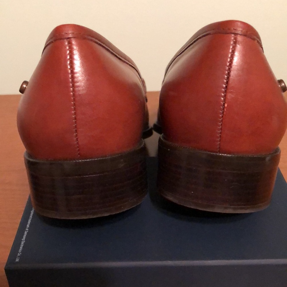 EUC Etienne Aignier Brown Leather Loafers - 8.5 - Picture 6 of 8